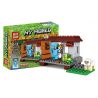 YILE 838A 839A 840A 841A non  4 TRONG 1 bộ đồ chơi xếp lắp ráp ghép mô hình Minecraft MY WORLD Game Xây Dựng 600 khối