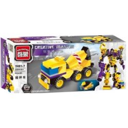 Enlighten 1401 Qman 1401 non  XẾP HÌNH CHIẾN THẦN 7 TRONG 1 bộ đồ chơi xếp lắp ráp ghép mô hình Transformers CREATIVE MASTER Robot Đại Chiến Người Máy Biến Hình 599 khối