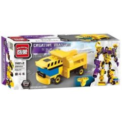 Enlighten 1401 Qman 1401 non  XẾP HÌNH CHIẾN THẦN 7 TRONG 1 bộ đồ chơi xếp lắp ráp ghép mô hình Transformers CREATIVE MASTER Robot Đại Chiến Người Máy Biến Hình 599 khối