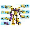 Enlighten 1401 Qman 1401 non  XẾP HÌNH CHIẾN THẦN 7 TRONG 1 bộ đồ chơi xếp lắp ráp ghép mô hình Transformers CREATIVE MASTER Robot Đại Chiến Người Máy Biến Hình 599 khối