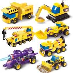 Enlighten 1401 Qman 1401 non  XẾP HÌNH CHIẾN THẦN 7 TRONG 1 bộ đồ chơi xếp lắp ráp ghép mô hình Transformers CREATIVE MASTER Robot Đại Chiến Người Máy Biến Hình 599 khối