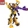 Enlighten 1401 Qman 1401 non  XẾP HÌNH CHIẾN THẦN 7 TRONG 1 bộ đồ chơi xếp lắp ráp ghép mô hình Transformers CREATIVE MASTER Robot Đại Chiến Người Máy Biến Hình 599 khối