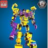 Enlighten 1401 Qman 1401 non  XẾP HÌNH CHIẾN THẦN 7 TRONG 1 bộ đồ chơi xếp lắp ráp ghép mô hình Transformers CREATIVE MASTER Robot Đại Chiến Người Máy Biến Hình 599 khối