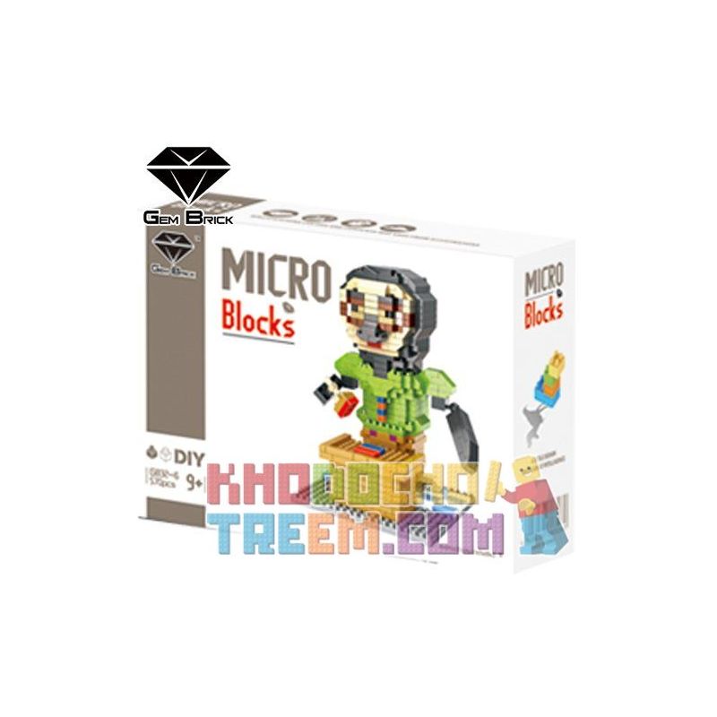 PanlosBrick G832-6 832-6 Panlos Brick G832-6 832-6 Xếp hình kiểu  MICRO MINI BLOCK 微钻 Máy Khoan Siêu Nhỏ 570 khối