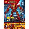 LELE 34041 non  NGƯỜI SẮT MK44 bộ đồ chơi xếp lắp ráp ghép mô hình Super Heroes HEROES GATHERING Siêu Nhân Anh Hùng 776 khối