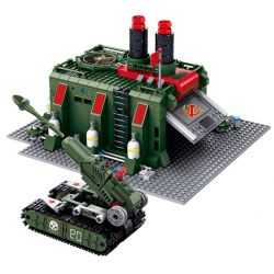 Kazi KY81008 81008 non  NHÀ MÁY SẢN XUẤT VŨ KHÍ bộ đồ chơi xếp lắp ráp ghép mô hình Red Alert 3 RED ALERT 3 WAR FACTORY Báo Động Đỏ 3 794 khối