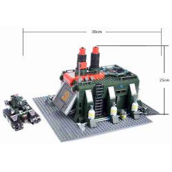 Kazi KY81008 81008 non  NHÀ MÁY SẢN XUẤT VŨ KHÍ bộ đồ chơi xếp lắp ráp ghép mô hình Red Alert 3 RED ALERT 3 WAR FACTORY Báo Động Đỏ 3 794 khối