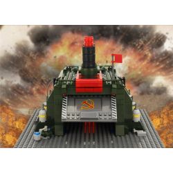 Kazi KY81008 81008 non  NHÀ MÁY SẢN XUẤT VŨ KHÍ bộ đồ chơi xếp lắp ráp ghép mô hình Red Alert 3 RED ALERT 3 WAR FACTORY Báo Động Đỏ 3 794 khối