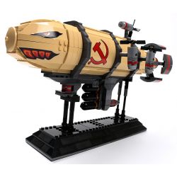 Kazi KY81017 81017 non  KINH KHÍ CẦU QUÂN SỰ bộ đồ chơi xếp lắp ráp ghép mô hình Red Alert 3 RED ALERT 3 KIROV AIRSHIP Báo Động Đỏ 3 795 khối