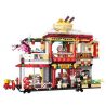 Enlighten 1137 Qman 1137 non  NHÀ HÀNG TRUNG QUỐC bộ đồ chơi xếp lắp ráp ghép mô hình Colorful City COLORFULCITY Thành Phố Sắc Màu 796 khối