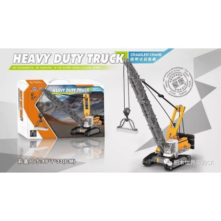 XINGBAO XB-03037 03037 XB03037 non  CẦN CẨU BÁNH XÍCH bộ đồ chơi xếp lắp ráp ghép mô hình Heavy Duty Truck HEAVY DUTY TRUCK CRAWLER CRANE Xe Máy Hạng Nặng 776 khối