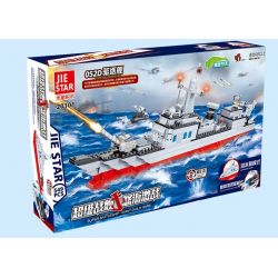 JIE STAR 20101 Xếp hình kiểu  MILITARY ARMY Type052D Destroyer Tàu Khu Trục 052D 549 khối