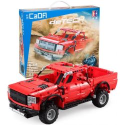 CADA C51005 51005 non  XE BÁN TẢI MÀU ĐỎ bộ đồ chơi xếp lắp ráp ghép mô hình  Kỹ Thuật Công Nghệ Cao Mô Hình Phương Tiện 549 khối