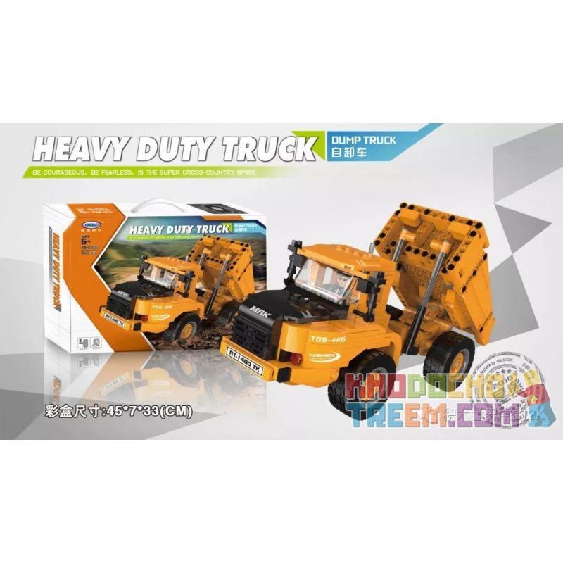 XINGBAO XB-03034 03034 XB03034 non  XE TẢI TỰ ĐỔ TGS-4405 bộ đồ chơi xếp lắp ráp ghép mô hình Heavy Duty Truck HEAVY DUTY TRUCK DUMP Xe Máy Hạng Nặng 545 khối