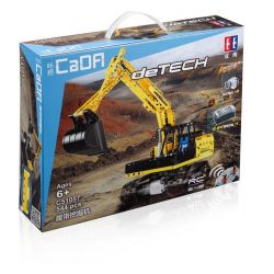 DOUBLEE CADA C51057 51057 non  MÁY XÚC ĐẤT bộ đồ chơi xếp lắp ráp ghép mô hình  DERECH Kỹ Thuật Công Nghệ Cao Mô Hình Phương Tiện 544 khối