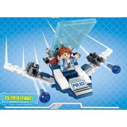 SEMBO SD9676 9676 non  XE TƯƠNG LAI CỦA CẢNH SÁT bộ đồ chơi xếp lắp ráp ghép mô hình City FUTURE POLICE Thành Phố 543 khối