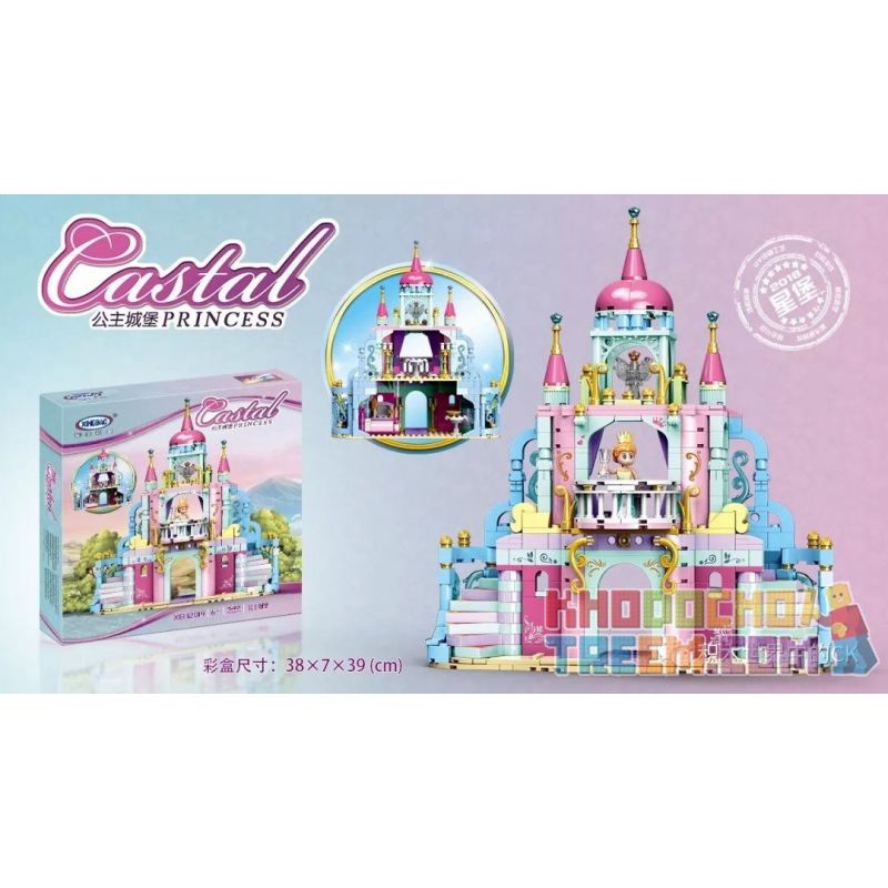 XINGBAO XB-12019 12019 XB12019 non  LÂU ĐÀI CỦA CÔNG CHÚA bộ đồ chơi xếp lắp ráp ghép mô hình Castal Princess CASTAL PEINCESS PEINCESS CASTLE Công Chúa Castal 540 khối