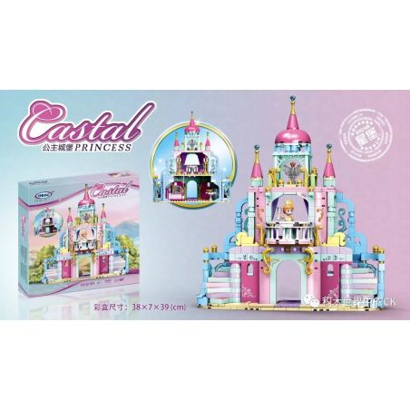 XINGBAO XB-12019 12019 XB12019 non  LÂU ĐÀI CỦA CÔNG CHÚA bộ đồ chơi xếp lắp ráp ghép mô hình Castal Princess CASTAL PEINCESS PEINCESS CASTLE Công Chúa Castal 540 khối