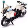 DOUBLEE CADA C51023 51023 non  XE MÁY CẢNH SÁT bộ đồ chơi xếp lắp ráp ghép mô hình  POLICE MOTORCYCLE Kỹ Thuật Công Nghệ Cao Mô Hình Phương Tiện 539 khối
