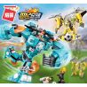 Enlighten 3006 Qman 3006 non  CUỘC ĐẠI CHIẾN TRÊN SÂN CỎ bộ đồ chơi xếp lắp ráp ghép mô hình Transformers SUPER SOCCER Robot Đại Chiến Người Máy Biến Hình 525 khối