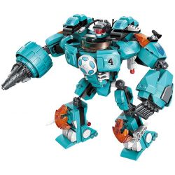 Enlighten 3006 Qman 3006 non  CUỘC ĐẠI CHIẾN TRÊN SÂN CỎ bộ đồ chơi xếp lắp ráp ghép mô hình Transformers SUPER SOCCER Robot Đại Chiến Người Máy Biến Hình 525 khối