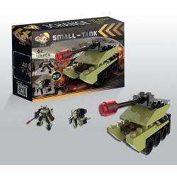 QIZHILE 3002 Xếp hình kiểu  MILITARY ARMY Military Equipment 5 In 1 Phương Tiện Quân Sự 5 Trong 1 Xe Bọc Thép, Xe Tăng Nhỏ, Xe Bắn Tên Lửa, Trực Thăng, Xe Kĩ Thuật 521 khối