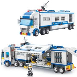 JIE STAR 20016 Xếp hình kiểu  CITY Mobile Police Turns Into A Robot To Protect Human Cảnh Sát Cơ động Biến Hình Thành Robot để Bảo Vệ Người Dân 521 khối