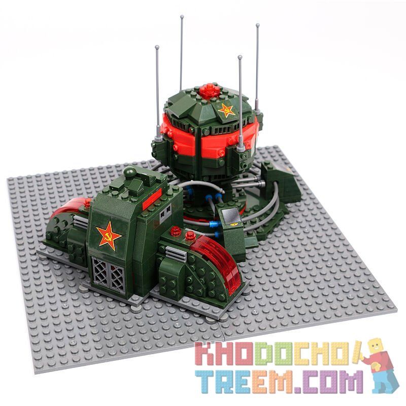 Kazi KY81009 81009 non  HỆ THỐNG PHÒNG THỦ RED ALERT bộ đồ chơi xếp lắp ráp ghép mô hình Red Alert 3 RED ALERT 3 IRON CURTAIN Báo Động Đỏ 3 519 khối