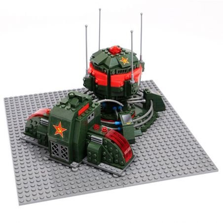 Kazi KY81009 81009 non  HỆ THỐNG PHÒNG THỦ RED ALERT bộ đồ chơi xếp lắp ráp ghép mô hình Red Alert 3 RED ALERT 3 IRON CURTAIN Báo Động Đỏ 3 519 khối