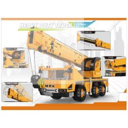 XINGBAO XB-03036 03036 XB03036 non  MÁY CẨU HẠNG NẶNG bộ đồ chơi xếp lắp ráp ghép mô hình Heavy Duty Truck HEAVY DUTY TRUCK CRANE MACHINERY Xe Máy Hạng Nặng 657 khối