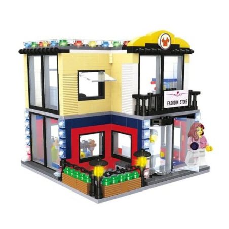 HSANHE 6701 Xếp hình kiểu  MODULAR BUILDINGS Fashion Store Cửa Hàng Thời Trang 462 khối