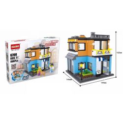 HSANHE 6700 Xếp hình kiểu  MODULAR BUILDINGS Pet Shop Cửa Hàng Thú Cưng 466 khối