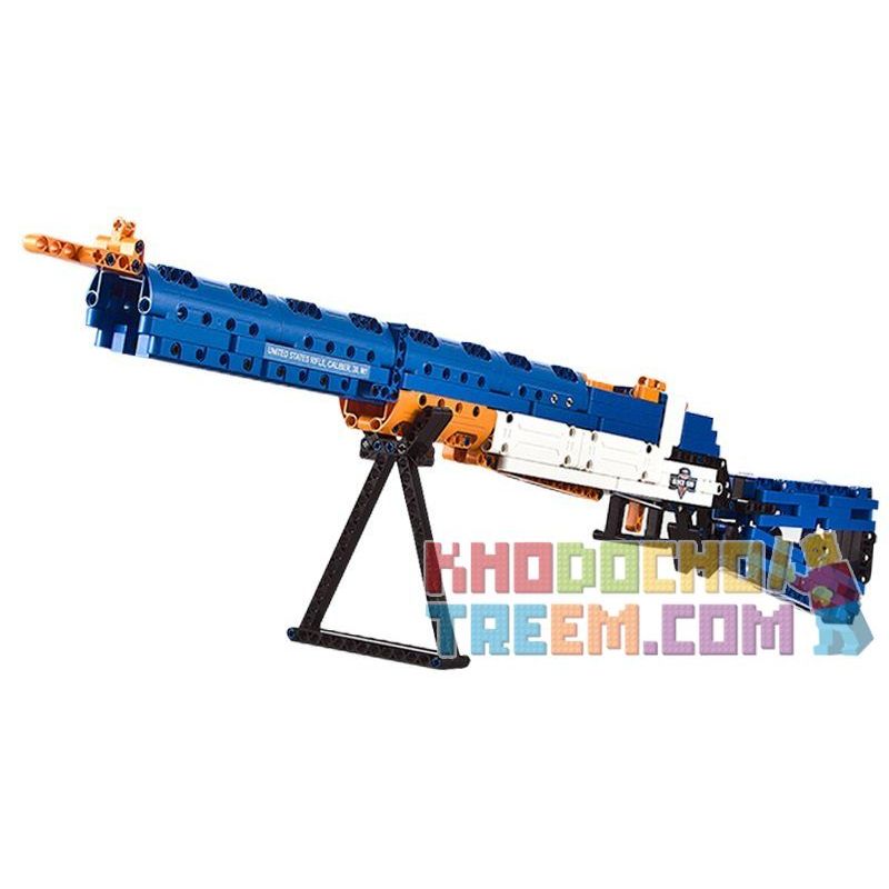 CADA C81002 81002 non  SÚNG TRƯỜNG MỸ bộ đồ chơi xếp lắp ráp ghép mô hình  UNITED STATES RIFLE CALIBER .30 M1 Kỹ Thuật Công Nghệ Cao Mô Hình Phương Tiện 583 khối