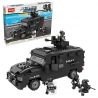 HSANHE 6509 Xếp hình kiểu  MILITARY ARMY SWAT Special Vehicle Xe đặc Chủng SWAT 423 khối