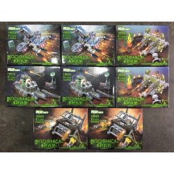 CAYI 1902A 1902B 1902C 1902D non  SIÊU XE QUÁI VẬT bộ đồ chơi xếp lắp ráp ghép mô hình Biochemical Policeman Cảnh Sát Chống Vũ Khí Hóa Học 428 khối