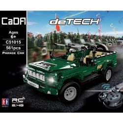 DOUBLEE CADA C51015 51015 non  XE MUI TRẦN XANH bộ đồ chơi xếp lắp ráp ghép mô hình  北京 BJ80 Kỹ Thuật Công Nghệ Cao Mô Hình Phương Tiện 561 khối