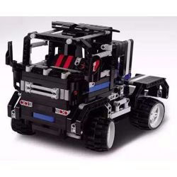 QIZHILE 6506 Xếp hình kiểu   Remote Control Tractor Xe đầu Kéo điều Khiển Từ Xa 561 khối