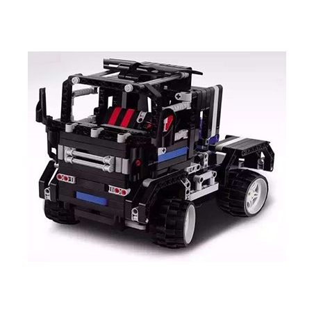 QIZHILE 6506 Xếp hình kiểu   Remote Control Tractor Xe đầu Kéo điều Khiển Từ Xa 561 khối
