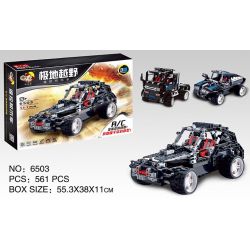 QIZHILE 6503 Xếp hình kiểu   Remote Control 3 In 1 Terrains Vehicle Xe địa Hình Biến đổi 3 Trong 1 điều Khiển Từ Xa 561 khối điều khiển từ xa