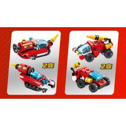 PanlosBrick 633009 Panlos Brick 633009 non  XE CHỮA CHÁY KHỔNG LỒ ĐƯỢC KẾT HỢP TỪ MÁY BAY VÀ Ô TÔ NHỎ bộ đồ chơi xếp lắp ráp ghép mô hình City CITY FIRE BRIGADE Thành Phố 557 khối