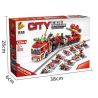 PanlosBrick 633009 Panlos Brick 633009 non  XE CHỮA CHÁY KHỔNG LỒ ĐƯỢC KẾT HỢP TỪ MÁY BAY VÀ Ô TÔ NHỎ bộ đồ chơi xếp lắp ráp ghép mô hình City CITY FIRE BRIGADE Thành Phố 557 khối