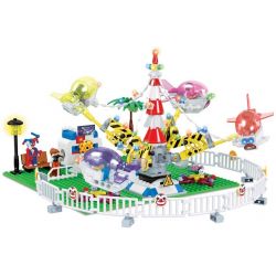 Winner 7035 non  ĐU QUAY THIÊN ĐƯỜNG bộ đồ chơi xếp lắp ráp ghép mô hình City Modern Paradise Thành Phố Thiên Đường Hiện Đại 508 khối