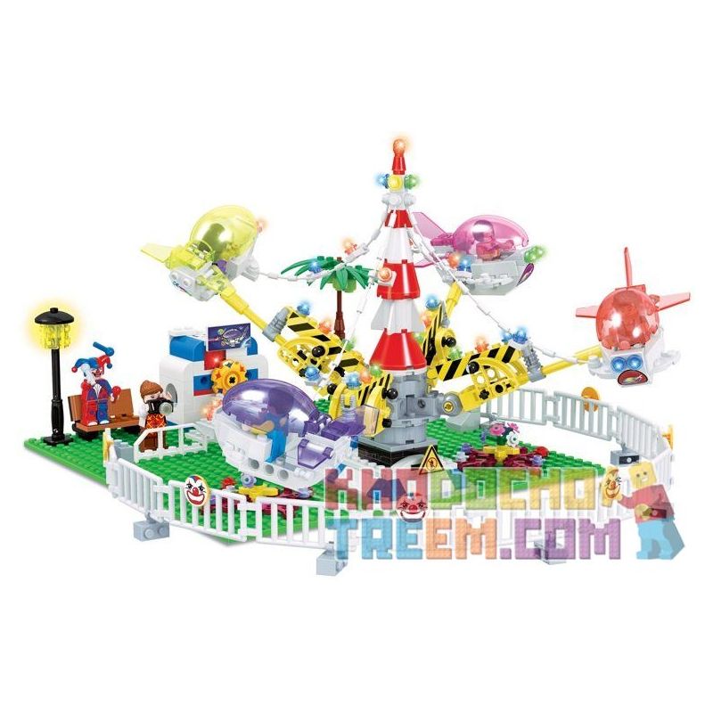 Winner 7035 non  ĐU QUAY THIÊN ĐƯỜNG bộ đồ chơi xếp lắp ráp ghép mô hình City Modern Paradise Thành Phố Thiên Đường Hiện Đại 508 khối