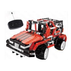 QIZHILE 6507 Xếp hình kiểu   Remote Control All Terrains Vehicle Xe địa Hình điều Khiển Từ Xa 438 khối điều khiển từ xa