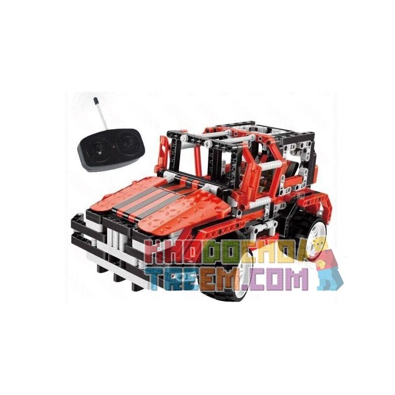 QIZHILE 6507 Xếp hình kiểu   Remote Control All Terrains Vehicle Xe địa Hình điều Khiển Từ Xa 438 khối điều khiển từ xa
