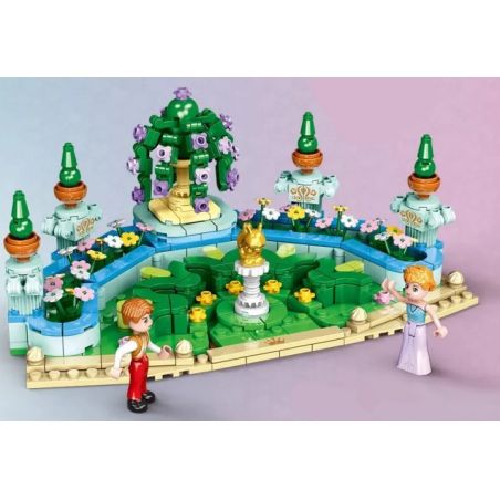 XINGBAO XB-12022 12022 XB12022 non  KHU VƯỜN HOÀNG GIA bộ đồ chơi xếp lắp ráp ghép mô hình Castal Princess CASTAL PEINCESS ROYAL GARDEN Công Chúa Castal 551 khối