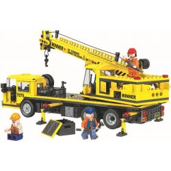 IBLOCK PL-920-110 920-110 PL920-110 Winner 7079 non  CẦN CẨU VÀNG bộ đồ chơi xếp lắp ráp ghép mô hình City LITTLE ENGINEERS Thành Phố 507 khối