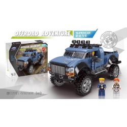 XINGBAO XB-03032 03032 XB03032 non  XE BÁN TẢI bộ đồ chơi xếp lắp ráp ghép mô hình Offroad Adventure SUPER OFFROAD ADVENTURE Đua Địa Hình 555 khối