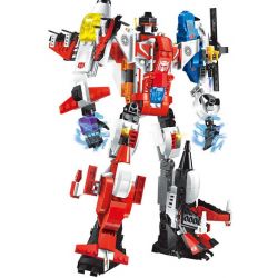Enlighten 1405 Qman 1405 non  ROBOT CHIẾN BINH WAR GOD bộ đồ chơi xếp lắp ráp ghép mô hình Transformers DESTROYER ARES Robot Đại Chiến Người Máy Biến Hình 506 khối