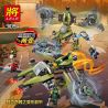 LELE 31094 non  SIÊU MÁY BAY CHIẾN ĐẤU CỦA NINJA bộ đồ chơi xếp lắp ráp ghép mô hình The  Ninjago Movie Ninja Lốc Xoáy 555 khối